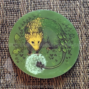 Botanimals - Dandelion Opossum Vinyl Sticker