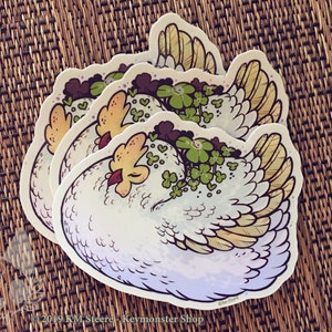 Sprouts - Clover Chicken Vinyl Sticker