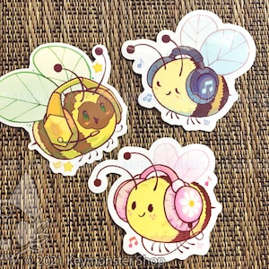 Bumble Beats Vinyl Sticker 3 Pack