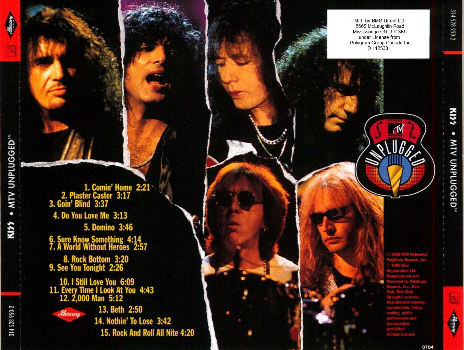 kiss unplugged songs kiss unplugged songs