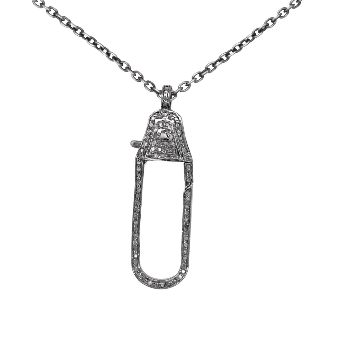 Pendant Charms Lobster Claw Clasp Design 925 Sterling Silver Etsy