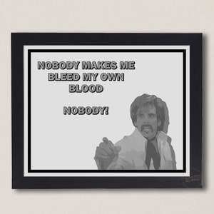 Dodgeball Wall Decoration |  White Goodman Quote Poster | Easy to Print | Digital Download