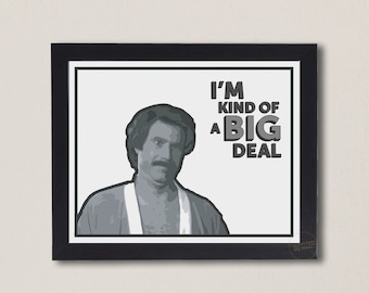 Ron Burgundy Poster - Etsy