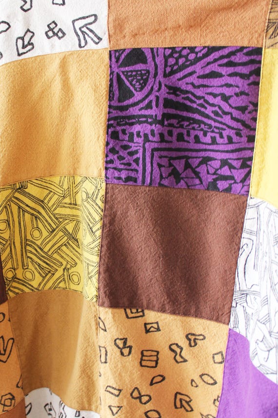 Handmade Patchwork Light Jacket | Funky Quilted V… - image 9