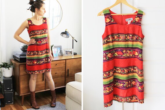Vintage 90s Red Tank Dress
