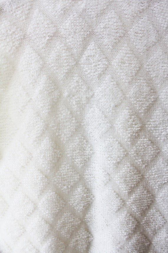 Boho Cream White Knit Long Vest - image 4