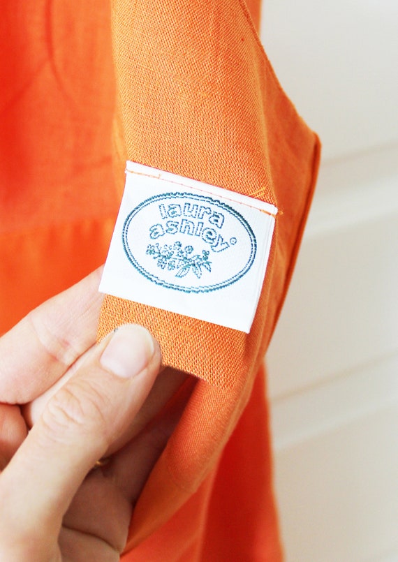 Buy Vintage Orange Tank Dress Sz 8 | A-line Summer Dress by Laura Ashley  Online in India - Etsy