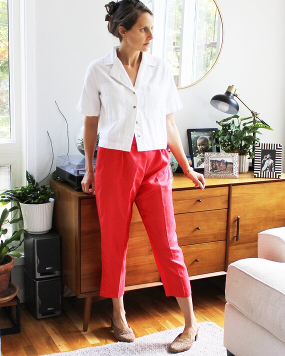 Vintage Red Pant Set - image 5