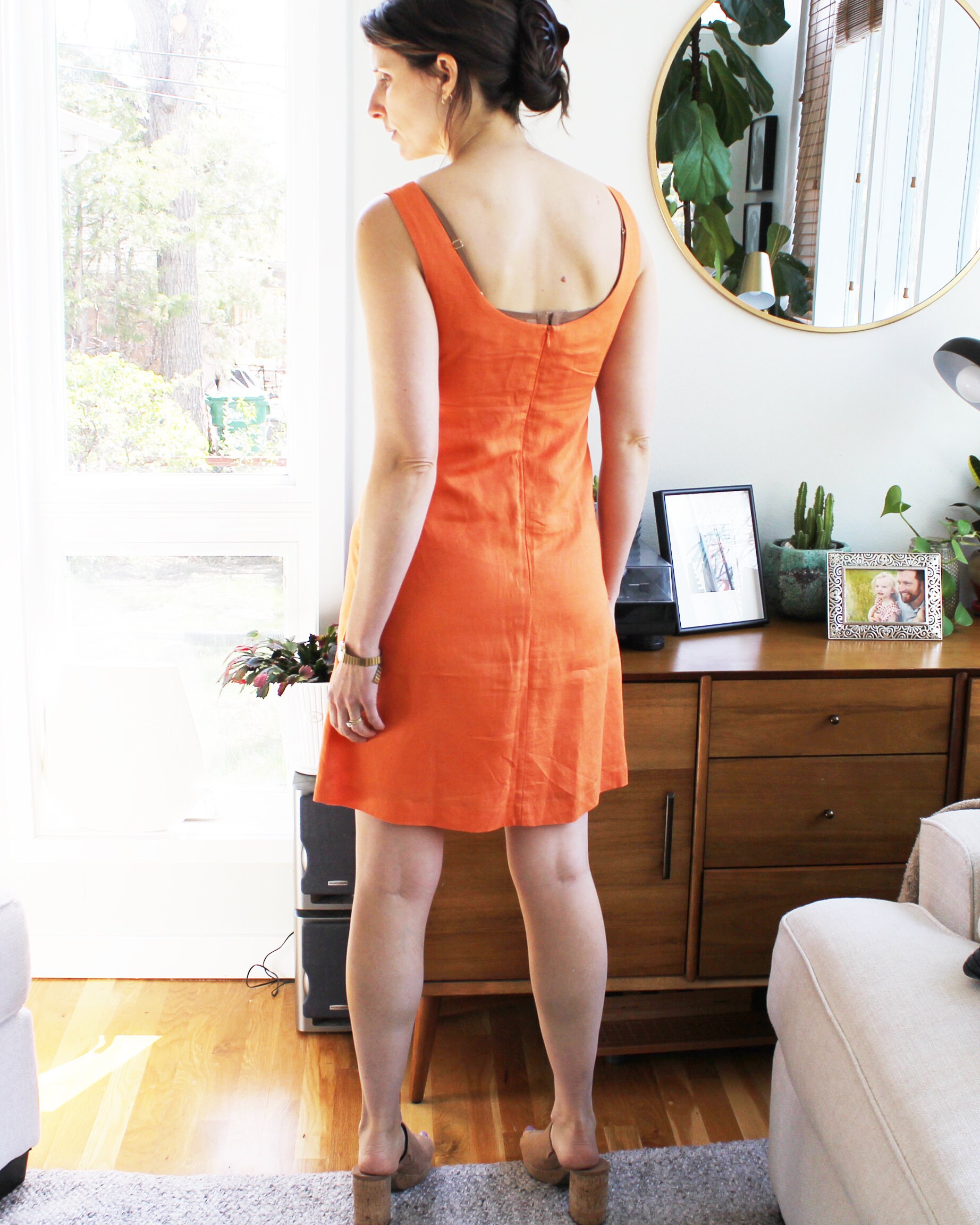 orange tank dress a line Vintage Sz 8 | A-line Summer Dress by Laura Ashley Size:2T US numeric