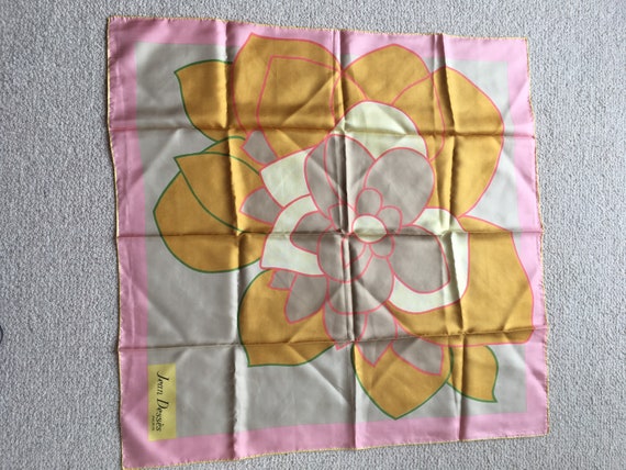 Silk vintage Jean Dessès Scarf