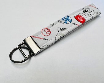 Correa de llavero Star Wars blanca