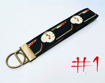 Jason Voorhees y correas de llavero de armas (3 opciones)