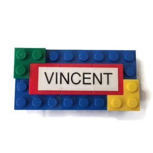 Crayon LEGO Name Tag