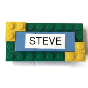 Solar LEGO Name Tag