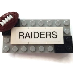 Raiders LEGO Name Tag