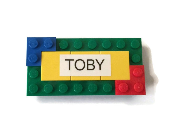 Toby Nameplate Toby LEGO Name Tag - Etsy