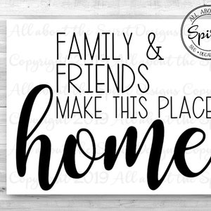 Make This Place Home SVG: Cricut, Silhouette (Digital Files)