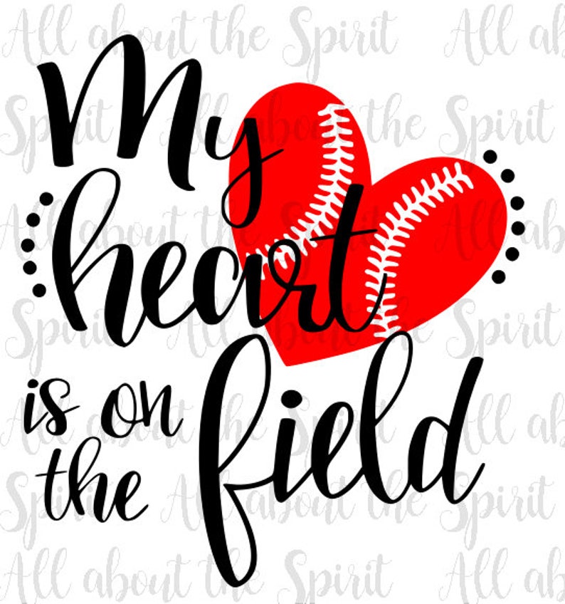 Download SVG Baseball Mom Cricut svg Silhouette dxf Baseball mom Heart | Etsy