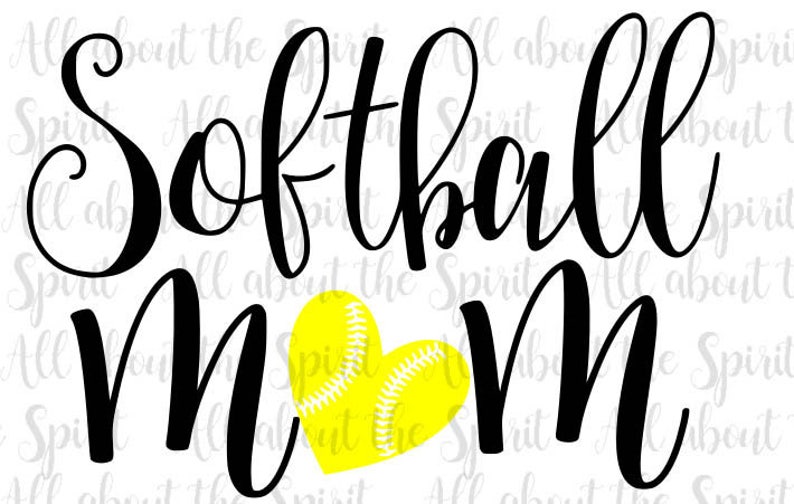 Download SVG Softball Mom Cricut svg Silhouette dxf Softball Mon ...