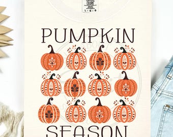 Créateur d'automne PNG - Saison des citrouilles - Prêt pour le DTF et la sublimation (téléchargement numérique)
