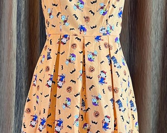 holiday novelty dresses Pleated Dress YGroup_14837600387437
