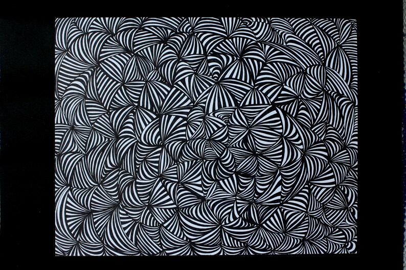 Drawing Original 11x14 Ink On Multimedia Paper Etsy