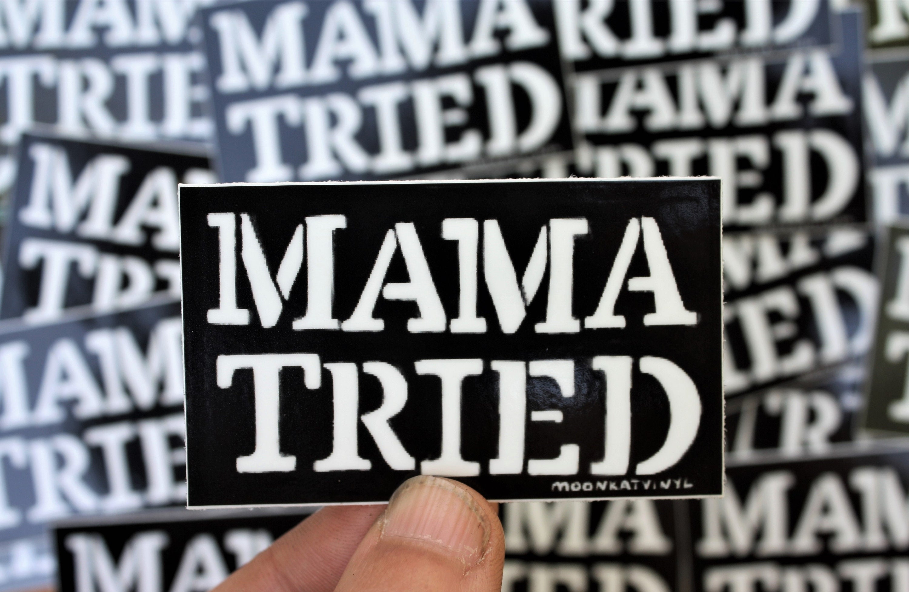 MAMA TRIED Sticker - Etsy