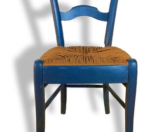 Chair peasant kinfolk blue