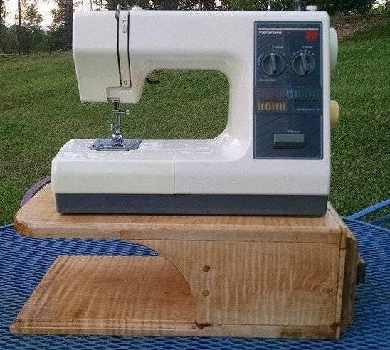 Curly Maple Sewing Machine Riser With Storage Drawer - Etsy