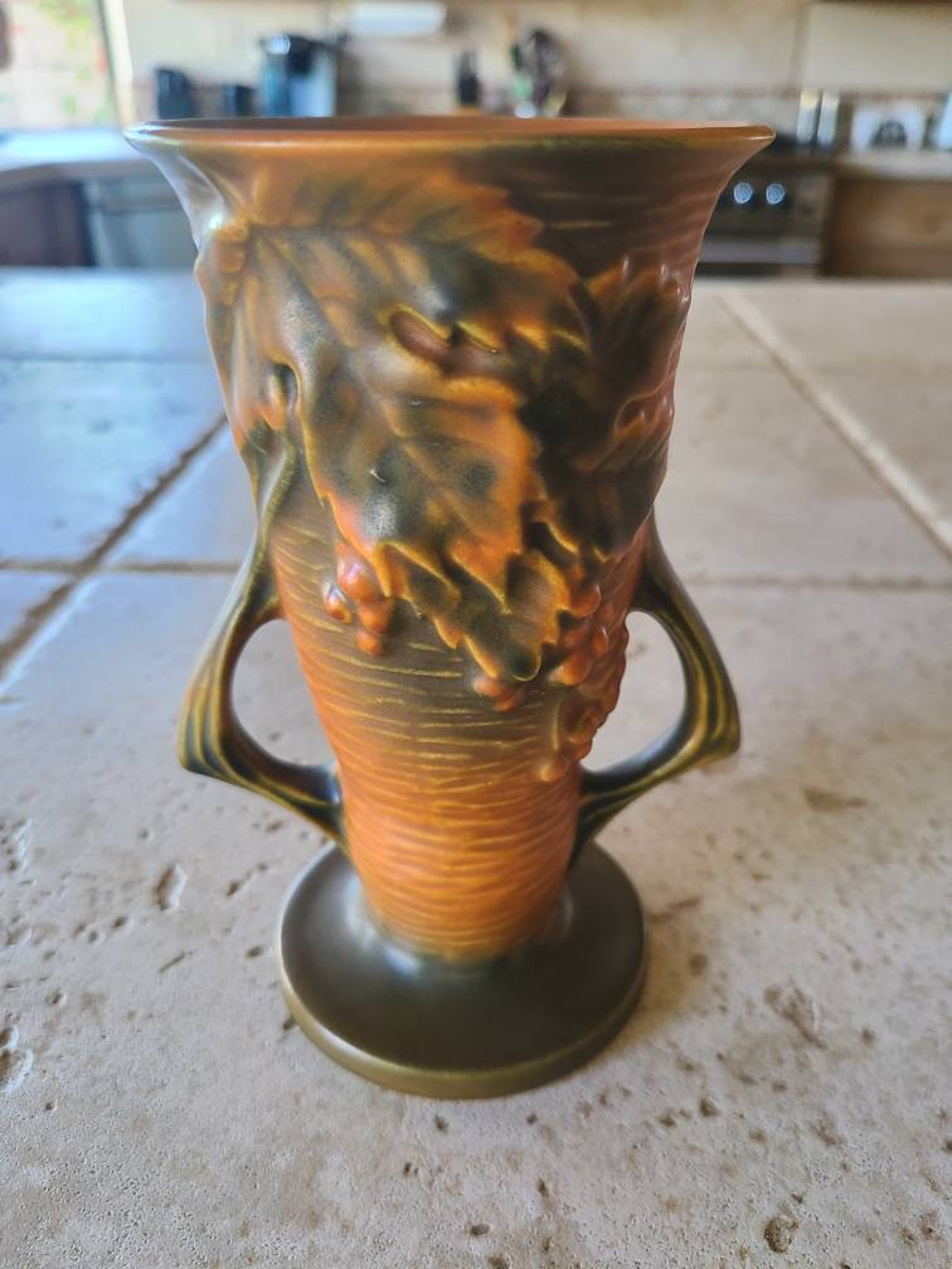 Roseville vases 30-6 in great condition | Etsy