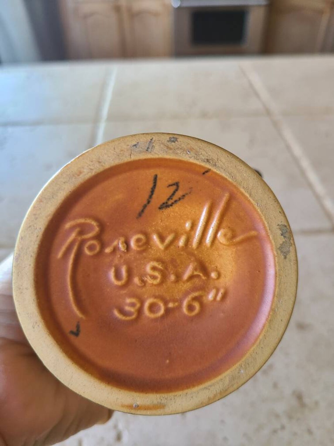 Roseville vases 30-6 in great condition | Etsy