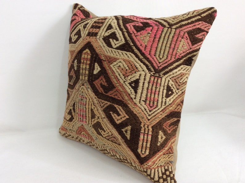 Handmade Carpet Pillow Case 20\u201d x 20\u201d Fast Shipping with FEDEX 1-3 days