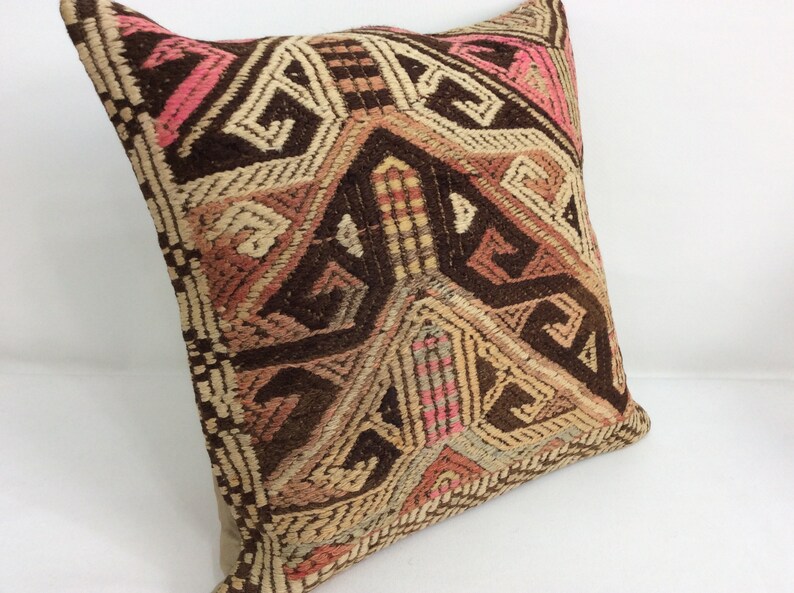Handmade Carpet Pillow Case 20\u201d x 20\u201d Fast Shipping with FEDEX 1-3 days