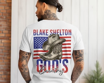 Blake Shelton God's Country con diseño de bolsillo PNG