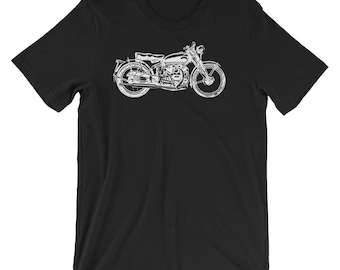 Motorcycle simple image Short-Sleeve Unisex T-Shirt