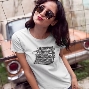 Vintage Typewriter type writer shirt t-shirt Unisex Ultra Cotton Tee