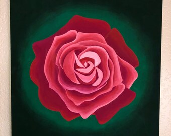 Pintura de rosas - "Siempre en flor"