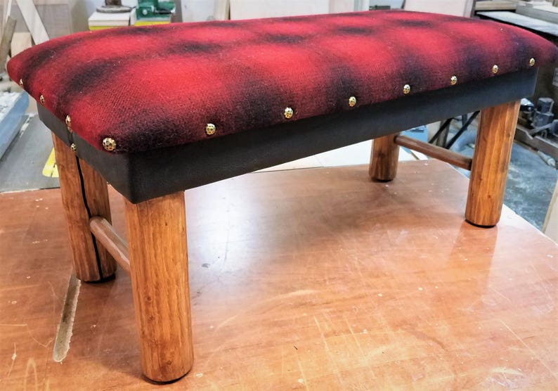 Buffalo Check Bench | Etsy