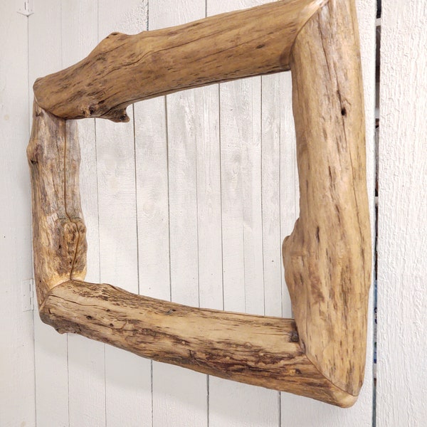 Handmade Driftwood 16" x 24" Wall Accent Mirror