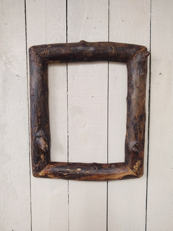 Handmade Driftwood 11 X 14 Picture Frame Etsy