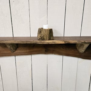 Handmade Driftwood Wall Shelf