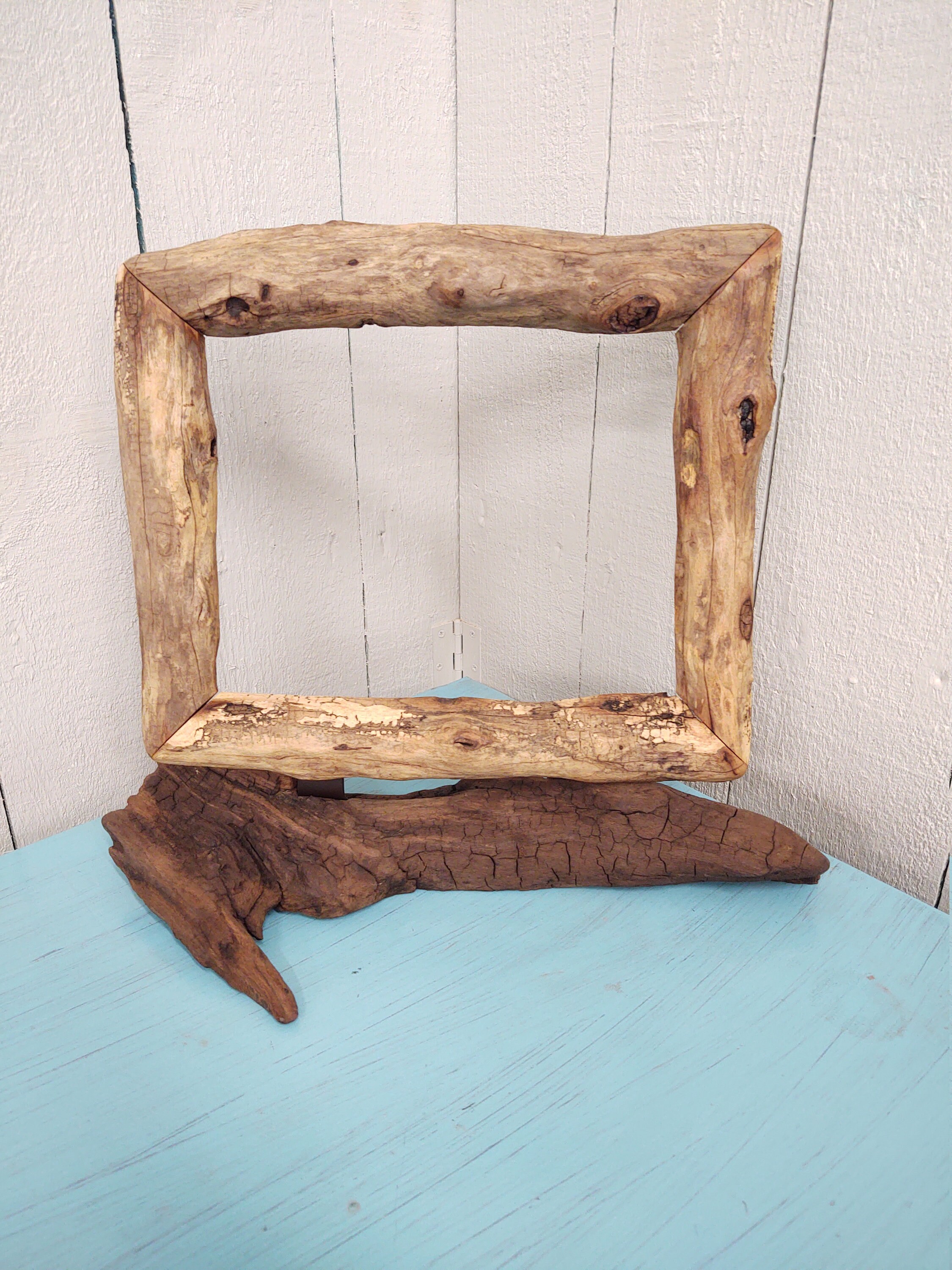 Handmade Driftwood 8 X 10 Picture Frame With Driftwood Stand Etsy Sweden