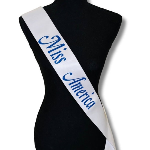 Pageant Sash-Pageant Sashes-Miss America Sash-Custom Sash