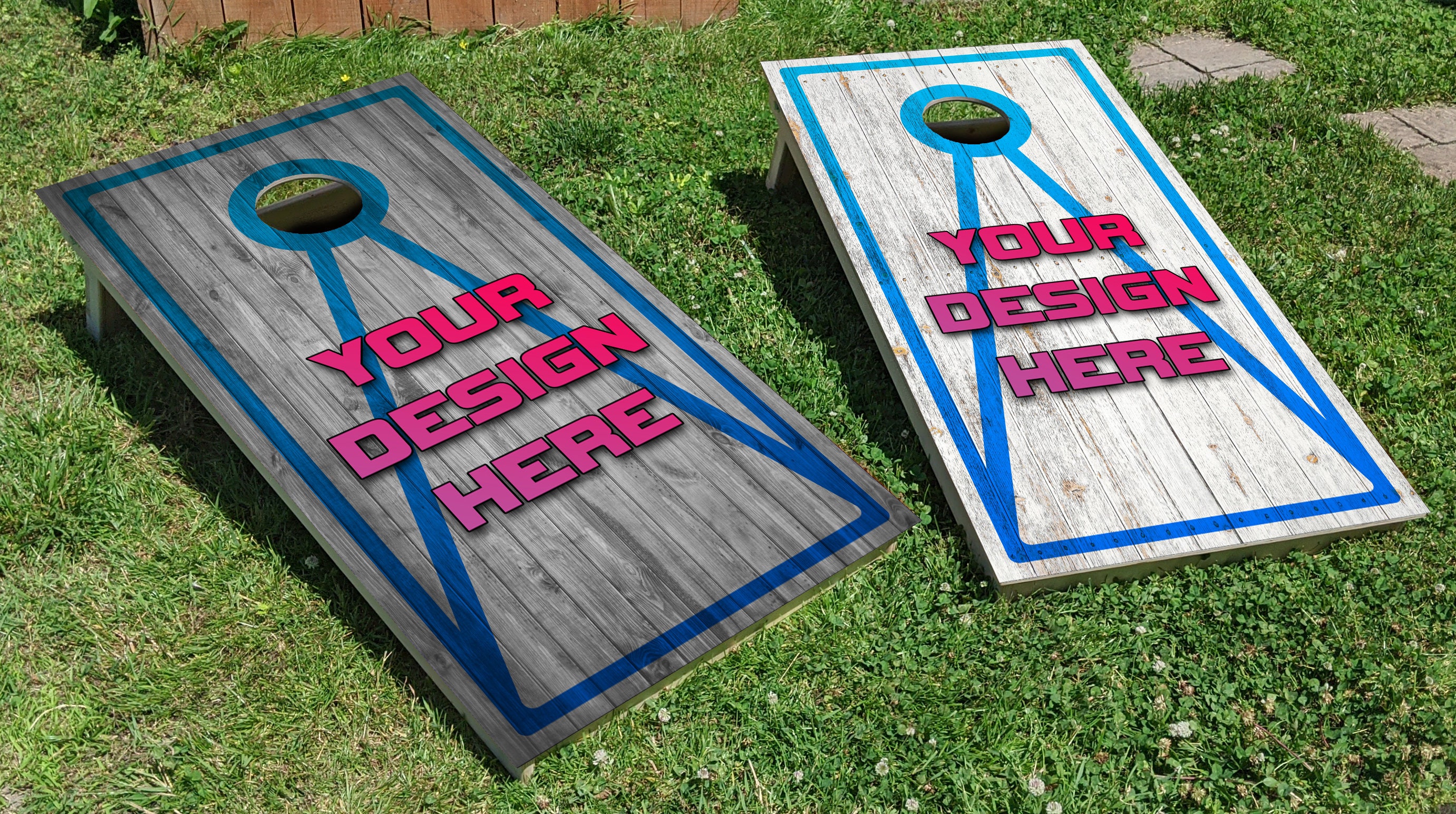Tableros de cornhole de impresión directa personalizada Envío Etsy