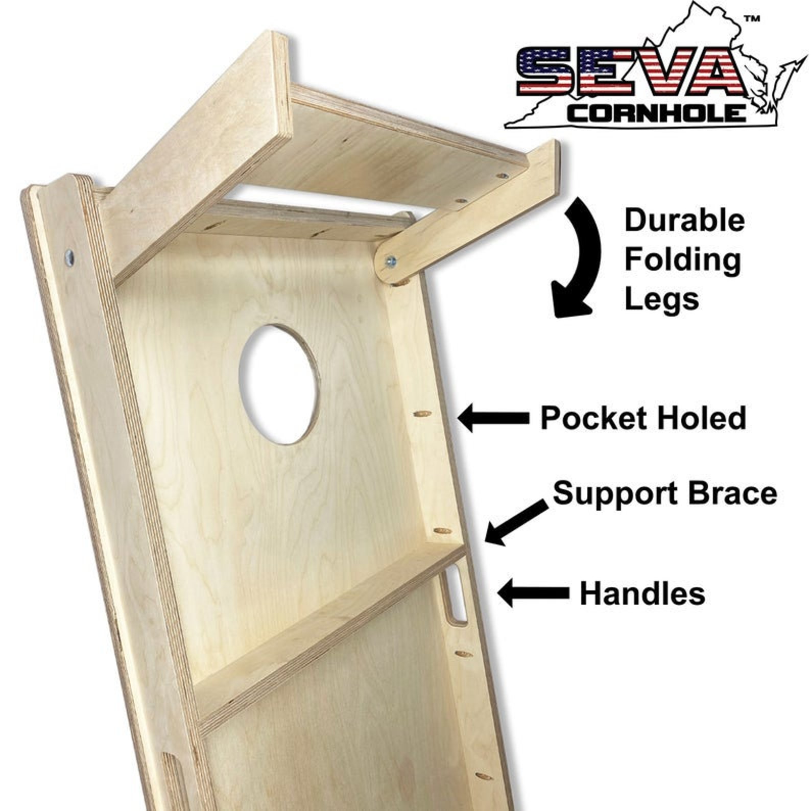 Plain ACO/ACL Style Cornhole Boards Etsy