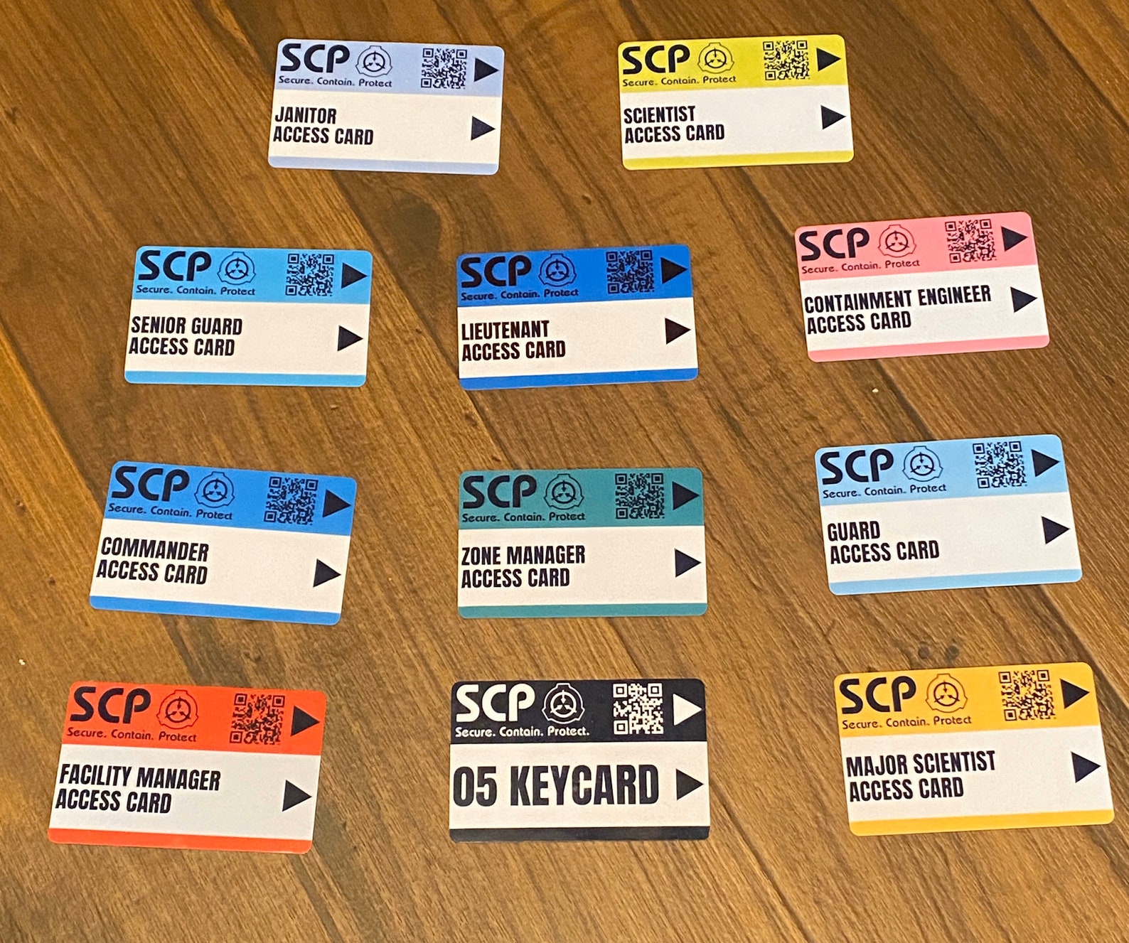 SCP Foundation Secret Laboratory Version Secure Access ID | Etsy