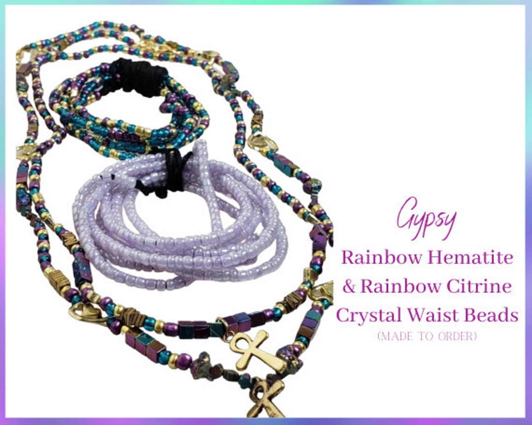 Citrine waist shop beads