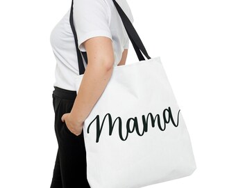 Mama Calligraphy Tote Bag in 3 sizes