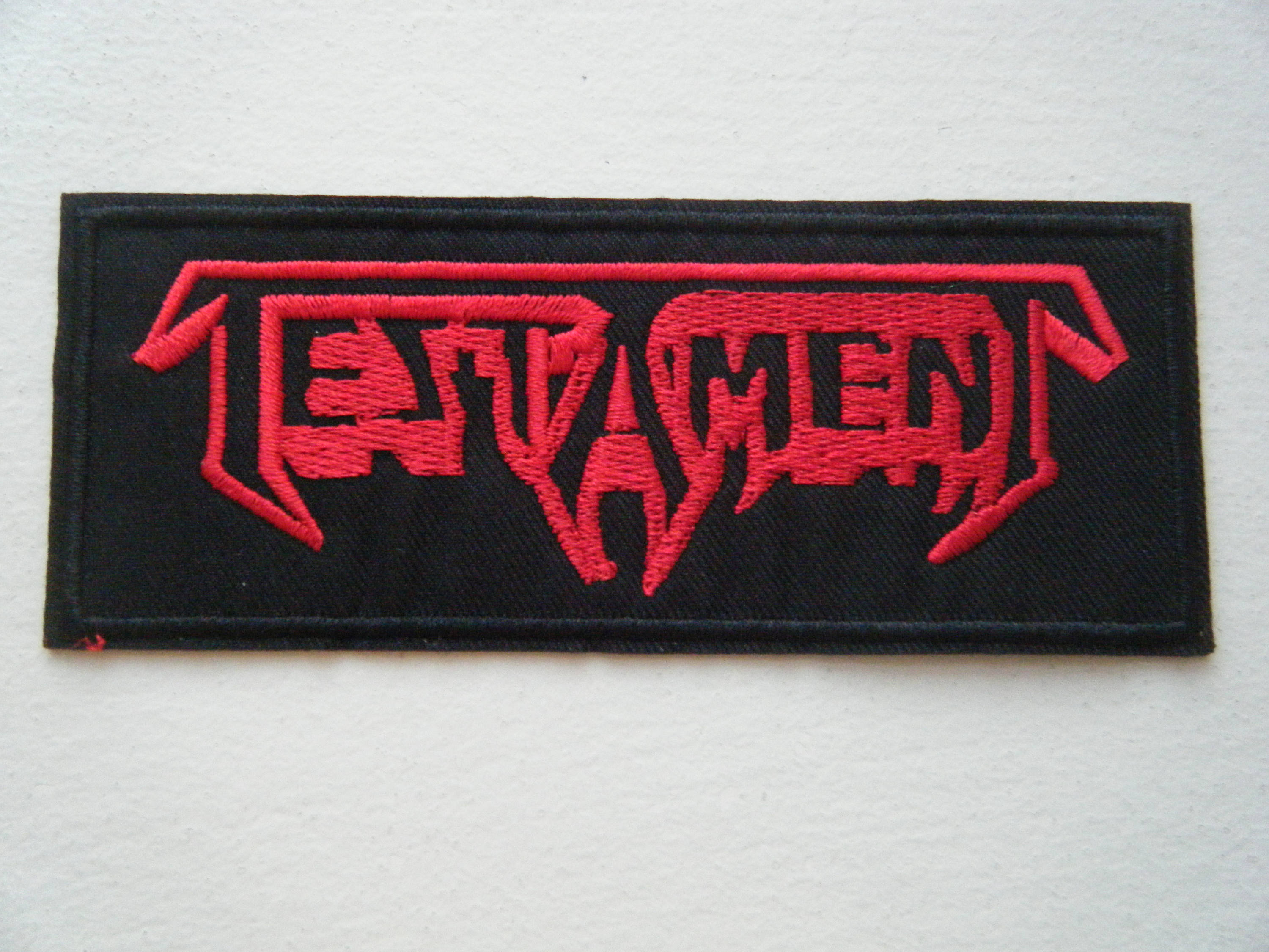 Testament Patch embroidered iron on sew on badge heavy thrash Etsy