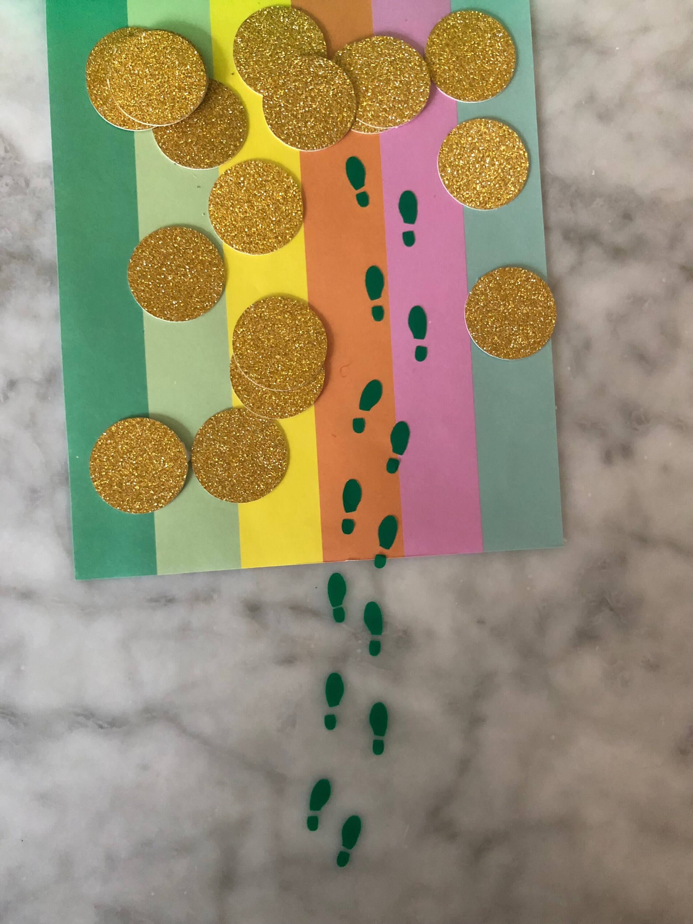 Tiny Leprechaun Footprint Stickers Perfect for a Leprechaun - Etsy